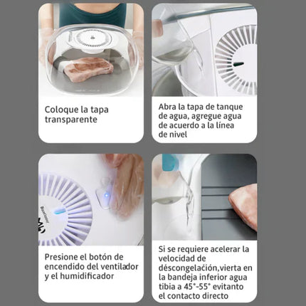 Máquina de Descongelado Rápido con Temperatura Inteligente