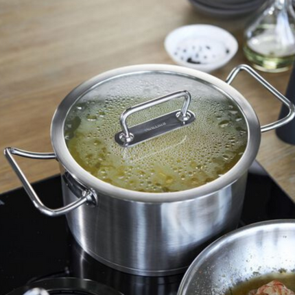 Olla Cocina Real en Acero Inoxidable Premium Antiadherente