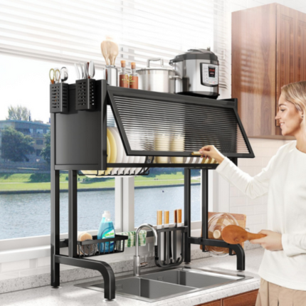 Organizador de Cocina Multifuncional en Acero Inoxidable